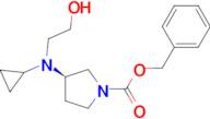 (R)-3-[Cyclopropyl-(2-hydroxy-ethyl)-amino]-pyrrolidine-1-carboxylic acid benzyl ester