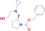 (S)-2-{[Cyclopropyl-(2-hydroxy-ethyl)-amino]-methyl}-pyrrolidine-1-carboxylic acid benzyl ester