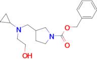 3-{[Cyclopropyl-(2-hydroxy-ethyl)-amino]-methyl}-pyrrolidine-1-carboxylic acid benzyl ester