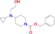 4-[Cyclopropyl-(2-hydroxy-ethyl)-amino]-piperidine-1-carboxylic acid benzyl ester