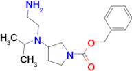 3-[(2-Amino-ethyl)-isopropyl-amino]-pyrrolidine-1-carboxylic acid benzyl ester