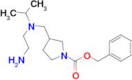 3-{[(2-Amino-ethyl)-isopropyl-amino]-methyl}-pyrrolidine-1-carboxylic acid benzyl ester