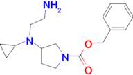 3-[(2-Amino-ethyl)-cyclopropyl-amino]-pyrrolidine-1-carboxylic acid benzyl ester