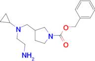 3-{[(2-Amino-ethyl)-cyclopropyl-amino]-methyl}-pyrrolidine-1-carboxylic acid benzyl ester