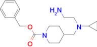 4-{[(2-Amino-ethyl)-cyclopropyl-amino]-methyl}-piperidine-1-carboxylic acid benzyl ester