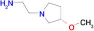 2-((S)-3-Methoxy-pyrrolidin-1-yl)-ethylamine