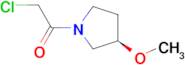 2-Chloro-1-((R)-3-methoxy-pyrrolidin-1-yl)-ethanone