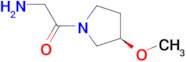 2-Amino-1-((R)-3-methoxy-pyrrolidin-1-yl)-ethanone