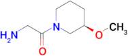 2-Amino-1-((R)-3-methoxy-piperidin-1-yl)-ethanone