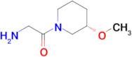 2-Amino-1-((S)-3-methoxy-piperidin-1-yl)-ethanone