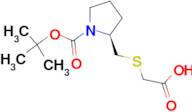 (S)-2-Carboxymethylsulfanylmethyl-pyrrolidine-1-carboxylic acid tert-butyl ester