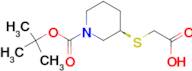 (R)-3-Carboxymethylsulfanyl-piperidine-1-carboxylic acid tert-butyl ester