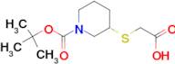 (S)-3-Carboxymethylsulfanyl-piperidine-1-carboxylic acid tert-butyl ester