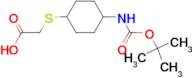 (4-tert-Butoxycarbonylamino-cyclohexylsulfanyl)-acetic acid