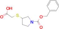 3-Carboxymethylsulfanyl-pyrrolidine-1-carboxylic acid benzyl ester