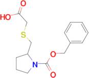 2-Carboxymethylsulfanylmethyl-pyrrolidine-1-carboxylic acid benzyl ester