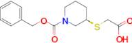 (R)-3-Carboxymethylsulfanyl-piperidine-1-carboxylic acid benzyl ester