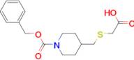 4-Carboxymethylsulfanylmethyl-piperidine-1-carboxylic acid benzyl ester