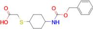 (4-Benzyloxycarbonylamino-cyclohexylsulfanyl)-acetic acid