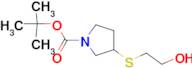 3-(2-Hydroxy-ethylsulfanyl)-pyrrolidine-1-carboxylic acid tert-butyl ester