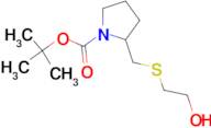 2-(2-Hydroxy-ethylsulfanylmethyl)-pyrrolidine-1-carboxylic acid tert-butyl ester