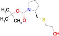 (S)-2-(2-Hydroxy-ethylsulfanylmethyl)-pyrrolidine-1-carboxylic acid tert-butyl ester