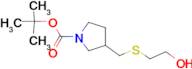 3-(2-Hydroxy-ethylsulfanylmethyl)-pyrrolidine-1-carboxylic acid tert-butyl ester