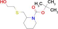 2-(2-Hydroxy-ethylsulfanylmethyl)-piperidine-1-carboxylic acid tert-butyl ester