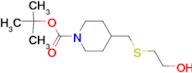 4-(2-Hydroxy-ethylsulfanylmethyl)-piperidine-1-carboxylic acid tert-butyl ester