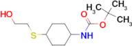 [4-(2-Hydroxy-ethylsulfanyl)-cyclohexyl]-carbamic acid tert-butyl ester