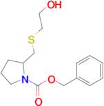 2-(2-Hydroxy-ethylsulfanylmethyl)-pyrrolidine-1-carboxylic acid benzyl ester