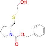 (S)-2-(2-Hydroxy-ethylsulfanylmethyl)-pyrrolidine-1-carboxylic acid benzyl ester