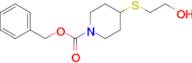 4-(2-Hydroxy-ethylsulfanyl)-piperidine-1-carboxylic acid benzyl ester