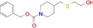 4-(2-Hydroxy-ethylsulfanylmethyl)-piperidine-1-carboxylic acid benzyl ester