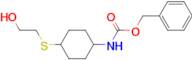 [4-(2-Hydroxy-ethylsulfanyl)-cyclohexyl]-carbamic acid benzyl ester