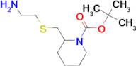 2-(2-Amino-ethylsulfanylmethyl)-piperidine-1-carboxylic acid tert-butyl ester