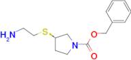 (R)-3-(2-Amino-ethylsulfanyl)-pyrrolidine-1-carboxylic acid benzyl ester