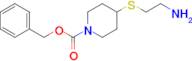 4-(2-Amino-ethylsulfanyl)-piperidine-1-carboxylic acid benzyl ester