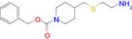 4-(2-Amino-ethylsulfanylmethyl)-piperidine-1-carboxylic acid benzyl ester