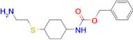 [4-(2-Amino-ethylsulfanyl)-cyclohexyl]-carbamic acid benzyl ester