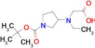 3-(Carboxymethyl-ethyl-amino)-pyrrolidine-1-carboxylic acid tert-butyl ester