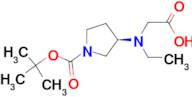 (R)-3-(Carboxymethyl-ethyl-amino)-pyrrolidine-1-carboxylic acid tert-butyl ester