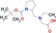 2-[(Carboxymethyl-ethyl-amino)-methyl]-pyrrolidine-1-carboxylic acid tert-butyl ester