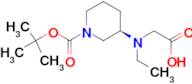 (R)-3-(Carboxymethyl-ethyl-amino)-piperidine-1-carboxylic acid tert-butyl ester