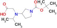 3-(Carboxymethyl-isopropyl-amino)-pyrrolidine-1-carboxylic acid tert-butyl ester