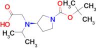 (R)-3-(Carboxymethyl-isopropyl-amino)-pyrrolidine-1-carboxylic acid tert-butyl ester