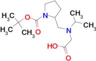 2-[(Carboxymethyl-isopropyl-amino)-methyl]-pyrrolidine-1-carboxylic acid tert-butyl ester