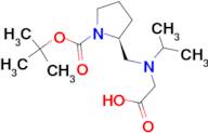 (S)-2-[(Carboxymethyl-isopropyl-amino)-methyl]-pyrrolidine-1-carboxylic acid tert-butyl ester