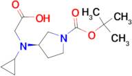 (R)-3-(Carboxymethyl-cyclopropyl-amino)-pyrrolidine-1-carboxylic acid tert-butyl ester