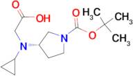 (S)-3-(Carboxymethyl-cyclopropyl-amino)-pyrrolidine-1-carboxylic acid tert-butyl ester